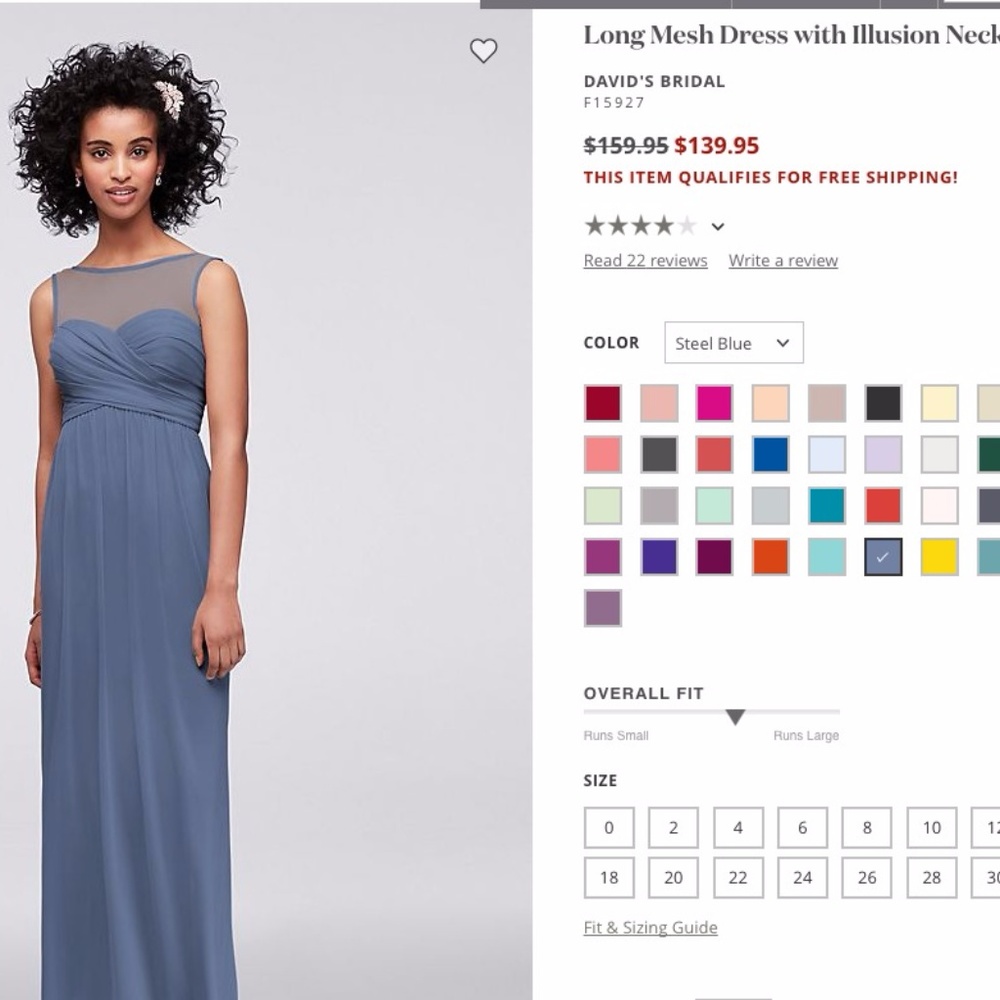Long Mesh Dress with Illusion Neck